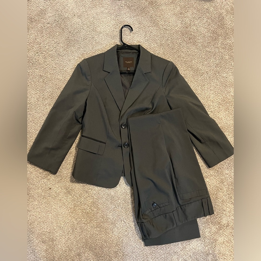 Two piece dress suit - Medium blazer and size 10 straight leg pants